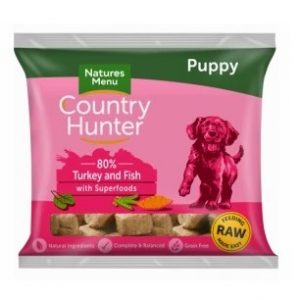 Country Hunter Raw Nuggets, Turkey & Fish with superfoods